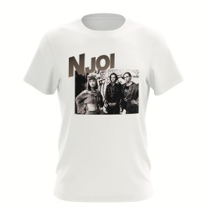 NJOI Band Photo T-Shirt White